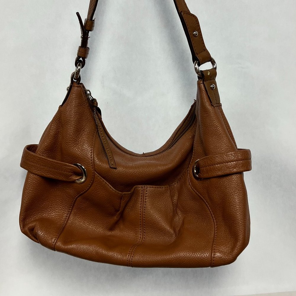 Tignanello Pebbled Leather Shoulder Bag